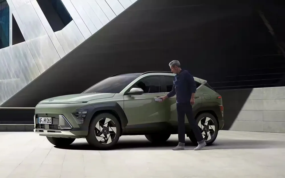 Hyundai Kona - Vue avant 3/4