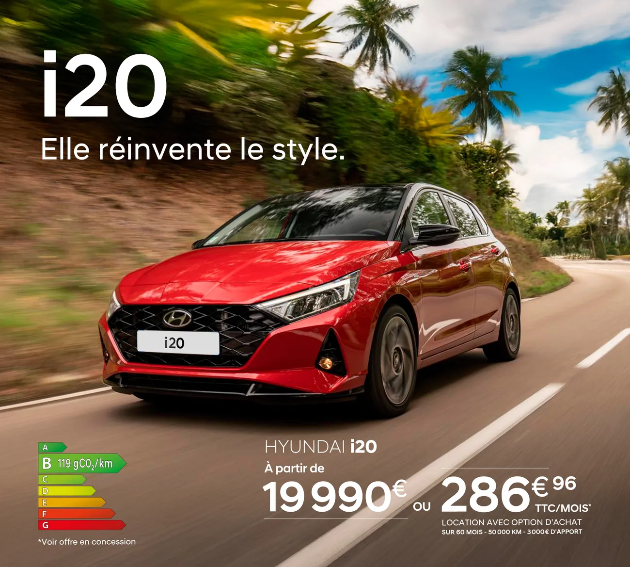 Offre Hyundai i20